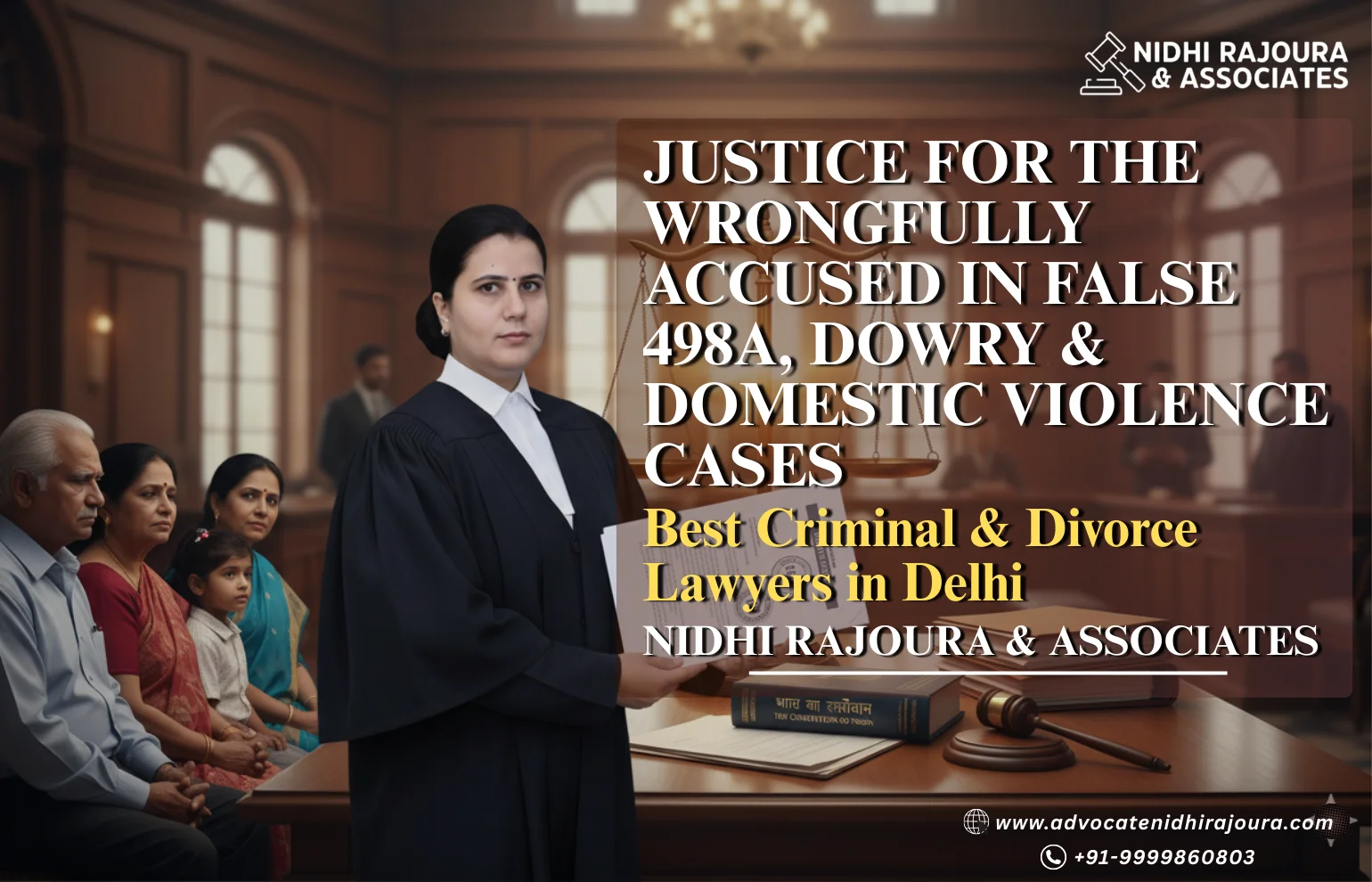  Justice For The Wrongfully Accused In False 498a, Dowry & Domestic Violence Cases 